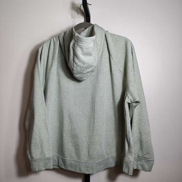 Nike Club Essentials Fleece Hoodie Size Large Green Activewear - Picture 5 of 9